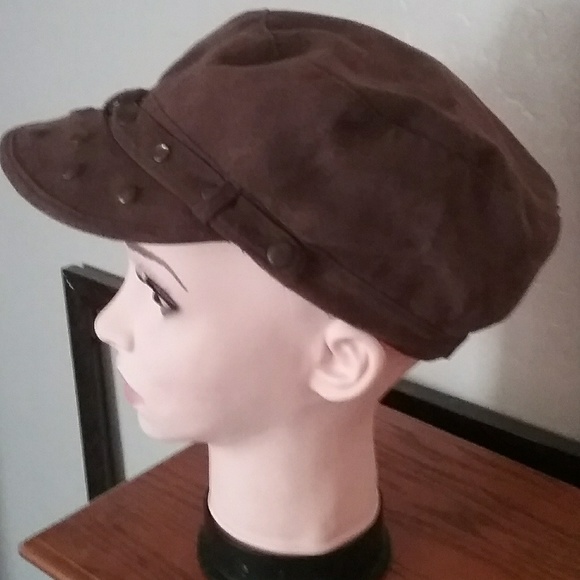 Brown Polyester Cap - Picture 2 of 2
